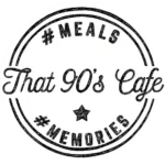That 90s Cafe Logo